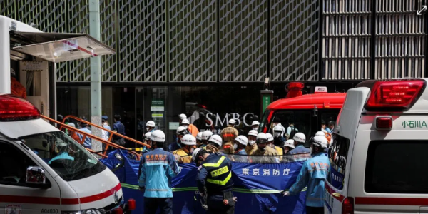 男子在东京银座购物区喷洒不明物 约20人身体不适
