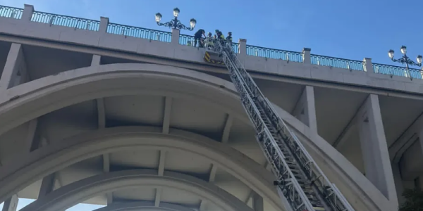 惊险一刻！马德里17岁少年欲跳桥轻生被警方紧急救下