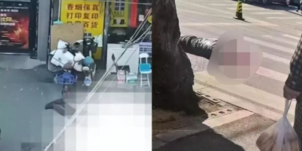 中国惊传随机砍人　1人头被砍下 倒在大马路