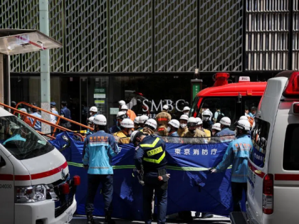 男子在东京银座购物区喷洒不明物 约20人身体不适