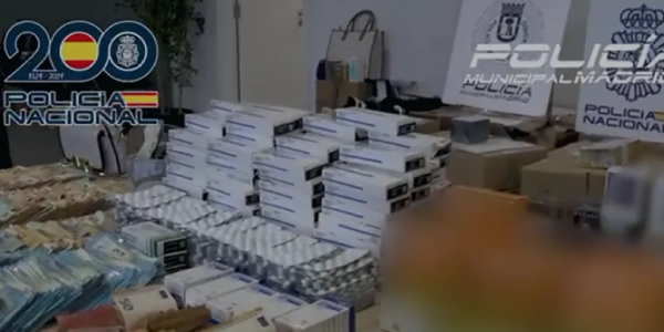 马德里破获三处假货与处方药窝点 五人被捕