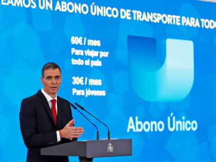 西班牙年终送福利 全国公交车列车等统一卡只需60欧元