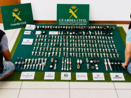 西班牙警方查获246块假冒名表 估值超过150万欧元