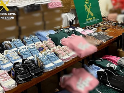 西班牙北部警方查获超千件名牌假货 涉案价值近70万欧元